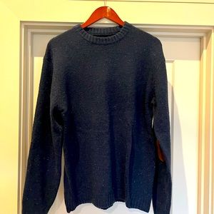 Mens large sweater with elbow patches